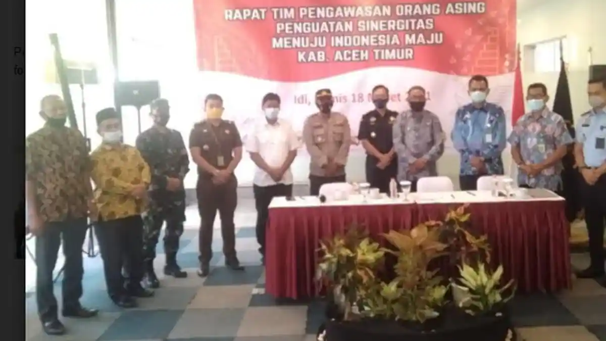 Pemkab Aceh Timur dan Imigrasi Bahas Pengawasan WNA