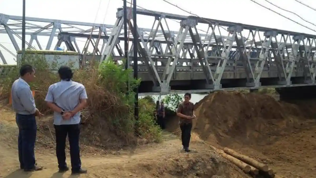 Jembatan Sipait di Pekalongan Bisa Dilewati Pemudik