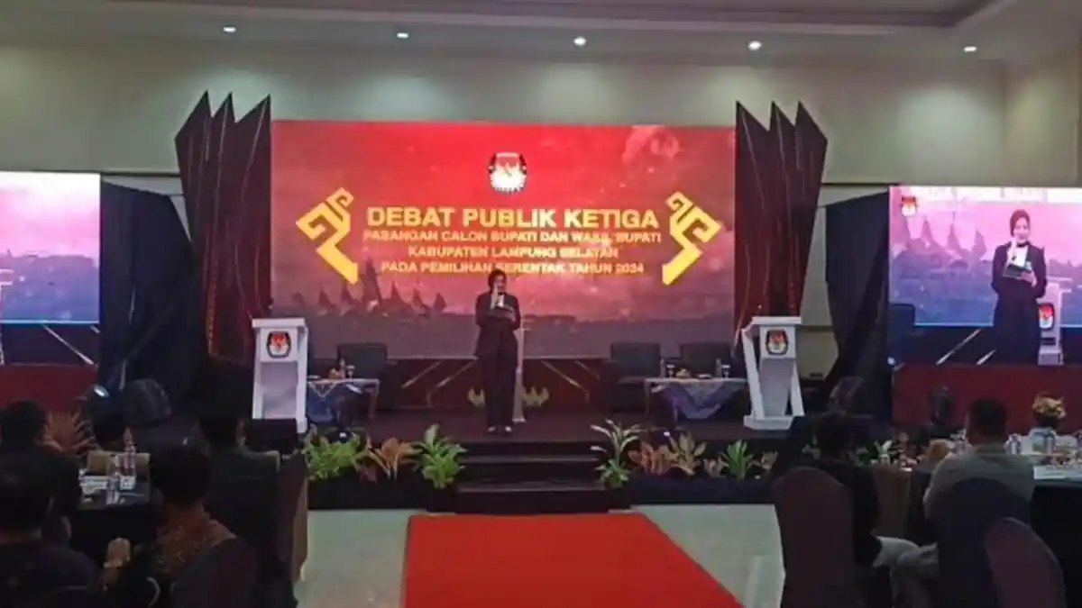 KPU Lampung Selatan Gelar Debat Pilkada Ketiga di Hotel NBR Kalianda