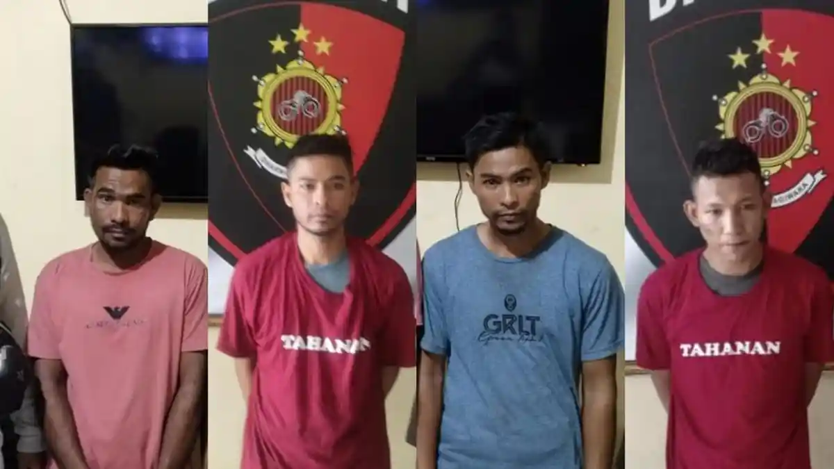 Kronologi 4 Tahanan Narkoba Kabur dari Rutan Mapolda Lampung