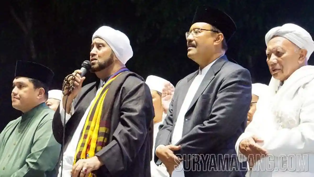 Permintaan Erick Thohir saat Sholawatan Bareng Ribuan Syechermania di Pasuruan