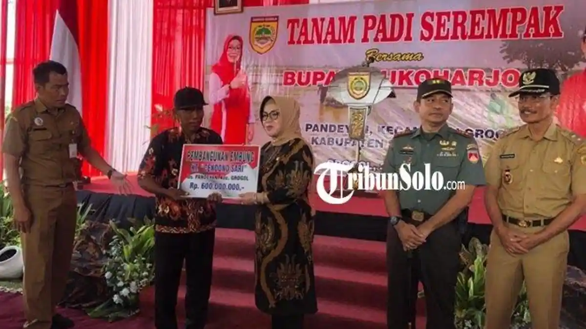 Bupati Sukoharjo Ajak Petani untuk Mempercepat Penanaman Padi, Sebagai Antisipasi Fenomena El Nino