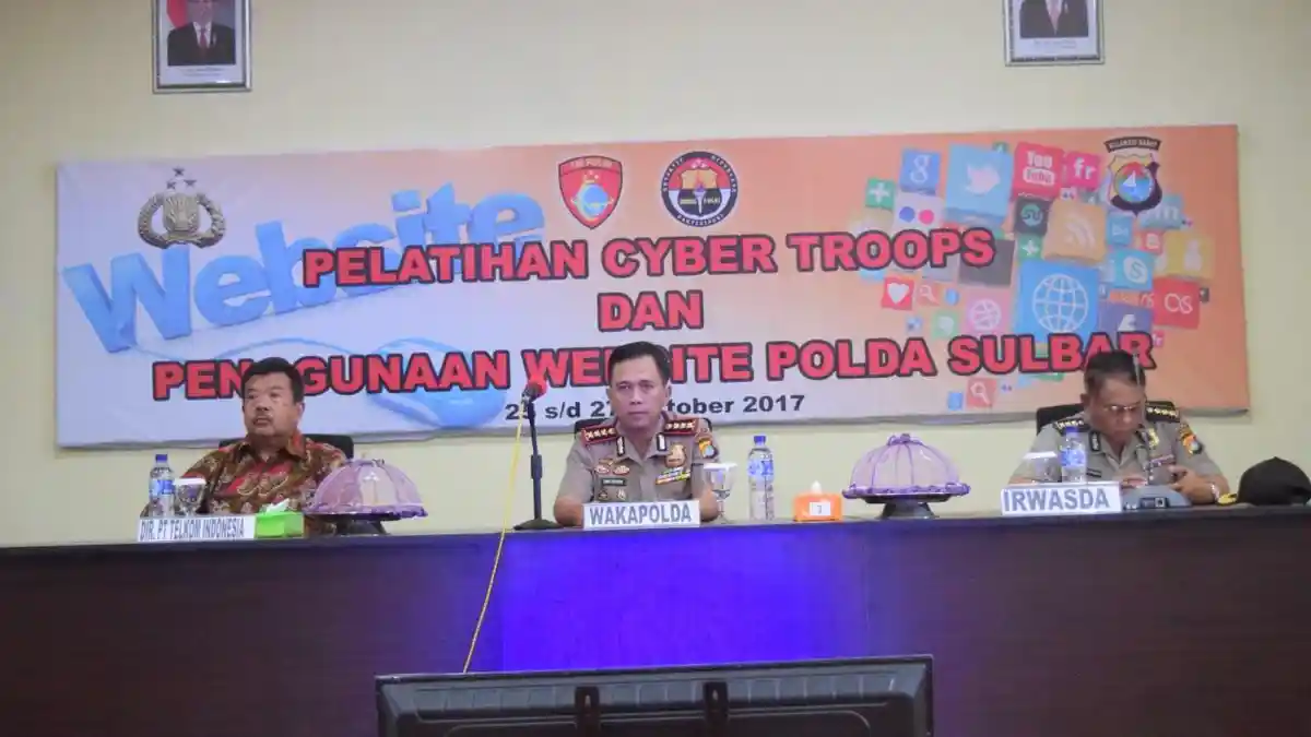 Humas Polda Sulbar Gelar Pelatihan Cyber Troops, Ini Tujuannya