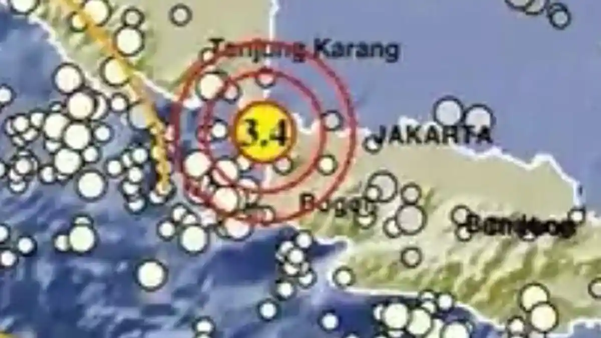 BREAKING NEWS  Gempa Berkekuatan Magnitudo 3.4 Guncang Anyer Banten Malam Ini