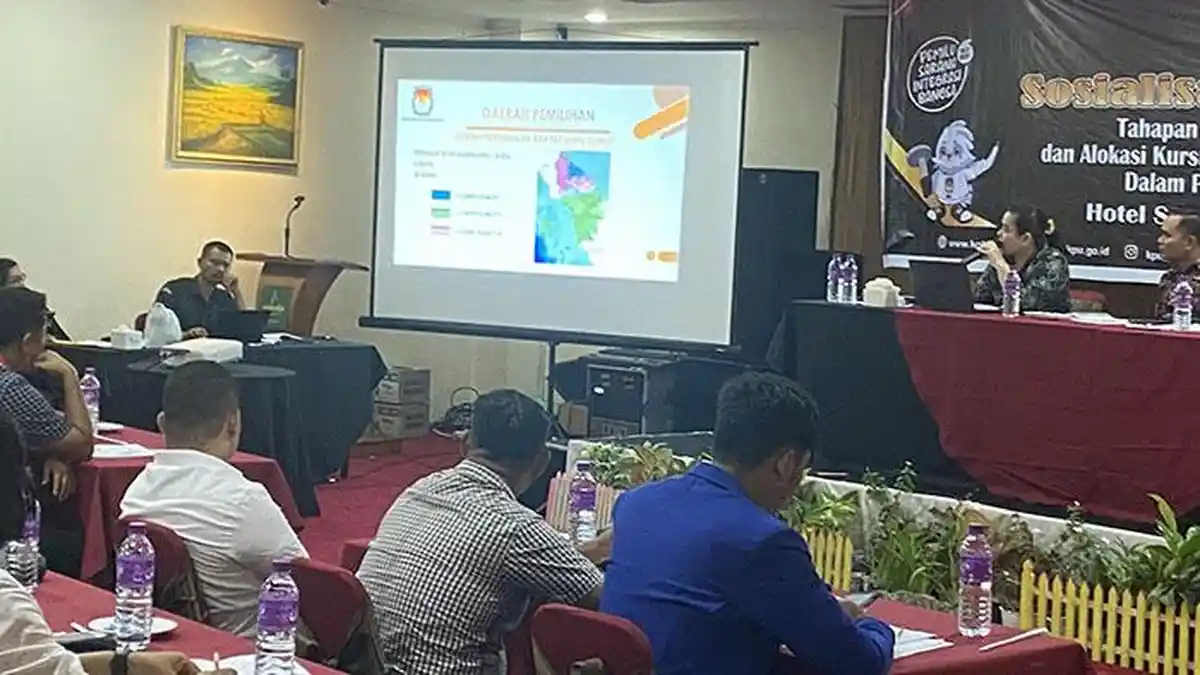 KPU Siantar Sosialisasikan Jumlah Kursi DPRD Kota Tetap dengan 3 Daerah Pemilihan Pada Pemilu 2024