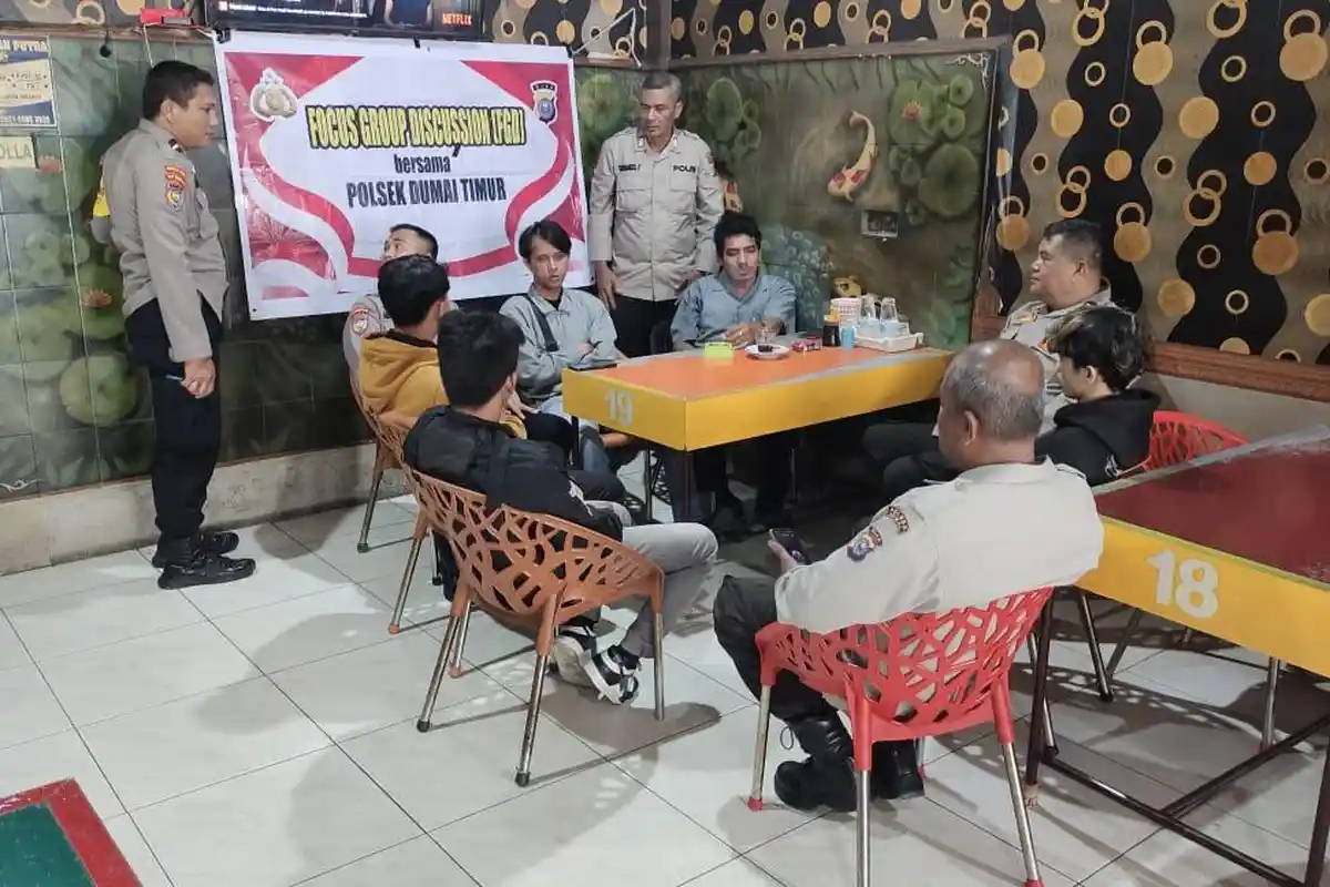Polsek Dumai Timur Gelar FGD Bersama Masyarakat Jaya Mukti