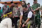 Sashabila Mus Dampingi Dirjen Polpum Kemendagri Tinjau SMPN 1 Taliabu Barat-Jalan Gunung Sampe