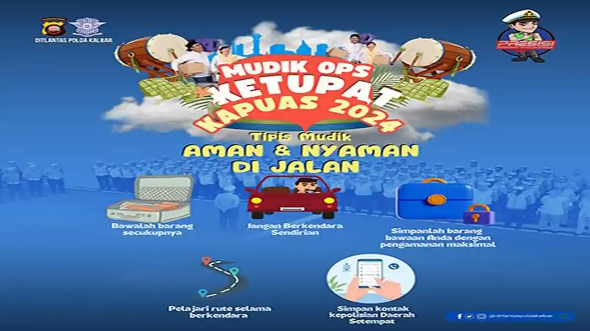 Kasat Lantas Polres Sambas Bagikan Tips Berkendara Aman Saat Mudik Lebaran