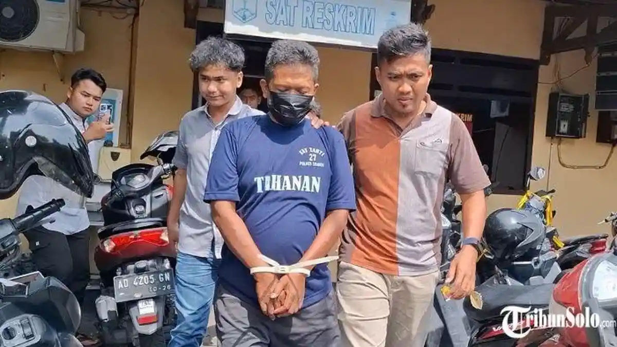 Tampang Buruh Serabutan di Sragen, Tipu Warga Solo Gunakan Modus Ritual Tarik Uang Gaib