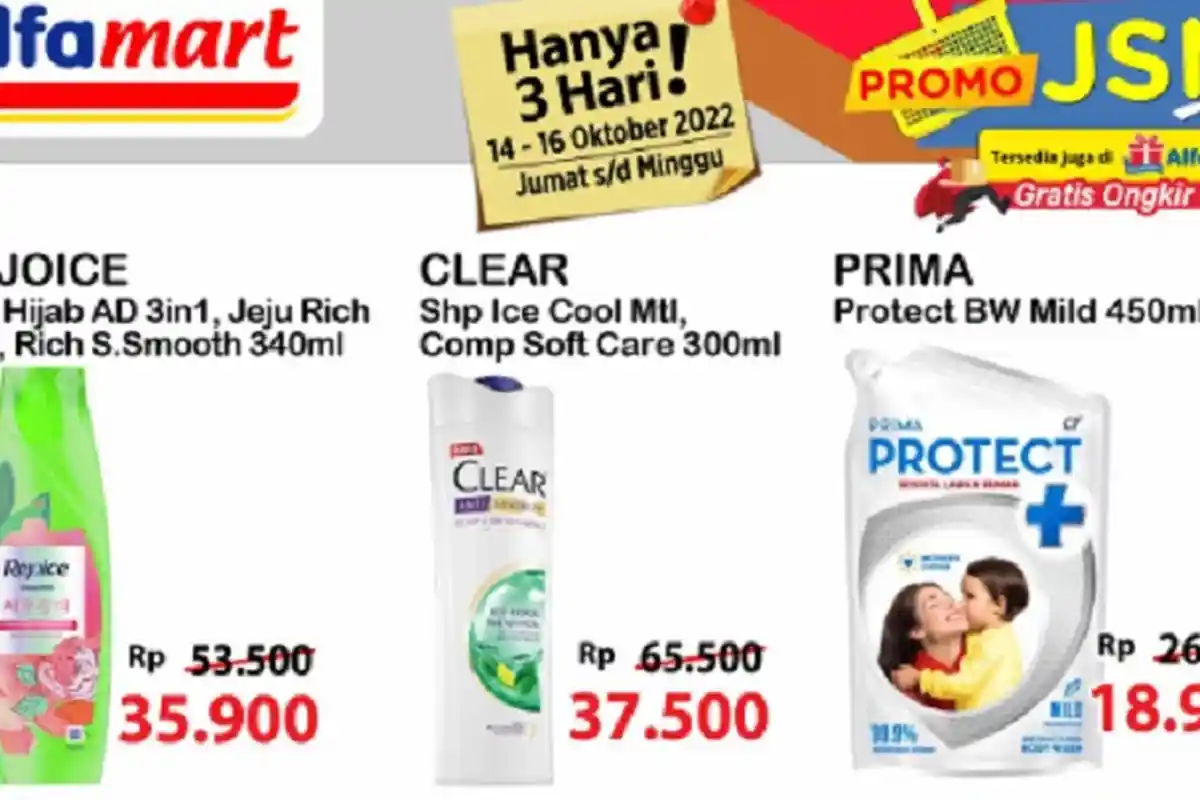 Pasti Untung, Promo JSM Alfamart 16 Oktober 2022, Kebutuhan Mandi Cuci & Bumbu Dapur Murah Meriah