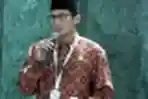 Sandiaga Doa Bersama Anak Yatim