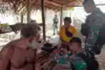 Peduli Kesehatan Satgas Yonif 126/Kala Cakti pada Warga Keerom