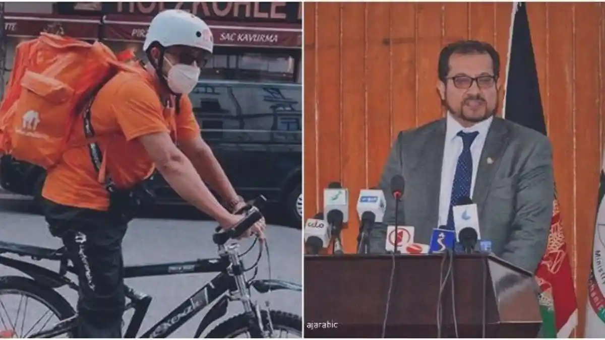 Sosok Syed Ahmad Saadat, Mantan Menteri Afghanistan yang Kini Jadi Kurir Pizza