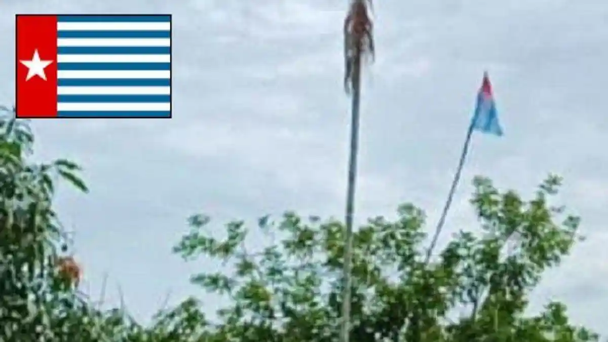 Bendera Bintang Kejora Hiasi Langit Timika Papua, 1 Warga Diamankan, Rayakan 1 Desember OPM?