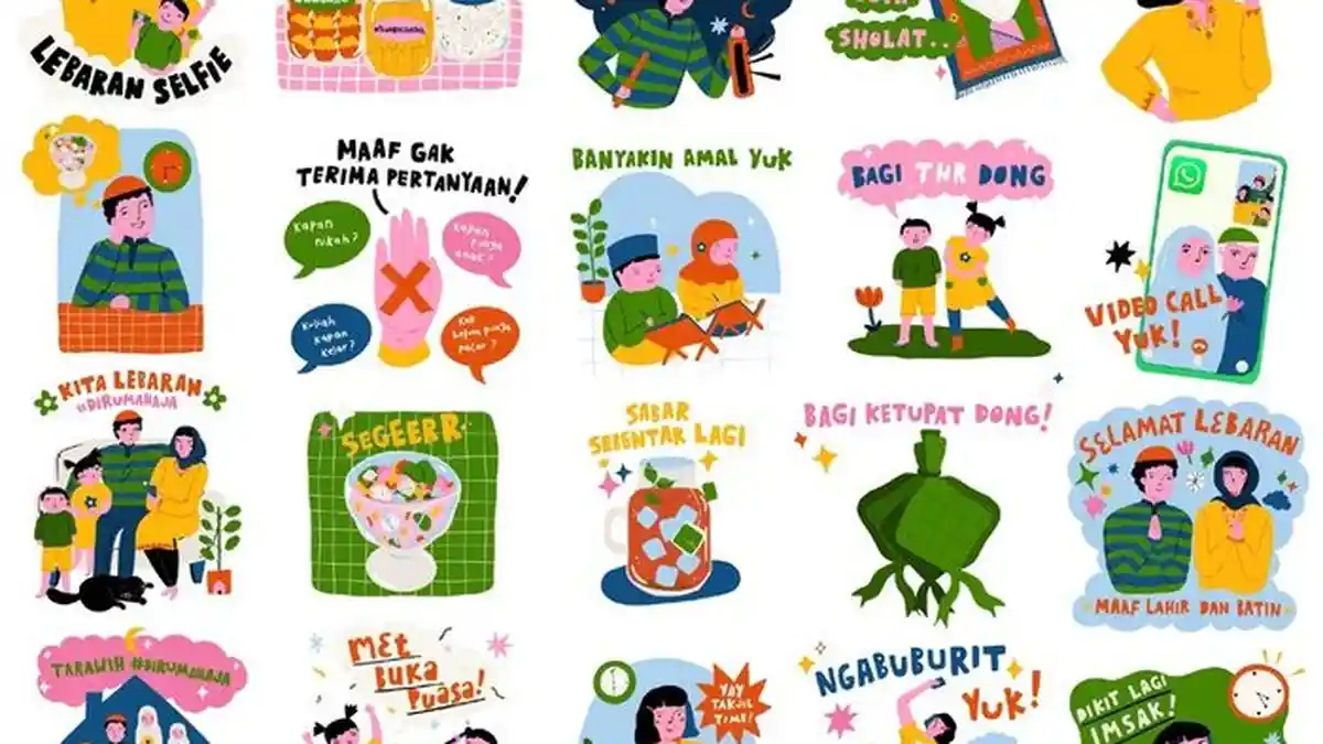 Cara Gampang Kirim Gambar Stiker whatsapp Edisi Spesial Ramadan di Indonesia, Seru dan Asyik