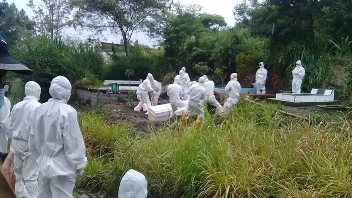 Jenazah Pasien Reaktif Covid-19 di Bener Meriah Dimakamkan Secara Protokol Kesehatan