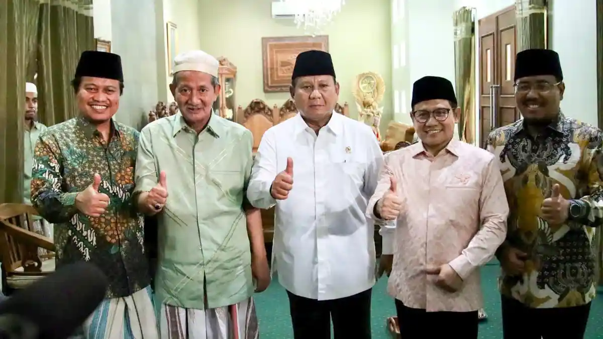 Prabowo dan Muhaimin Iskandar Bertemu di Kediaman Gus Ali Sidoarjo Selama 45 Menit, Sinyal Pilpres?