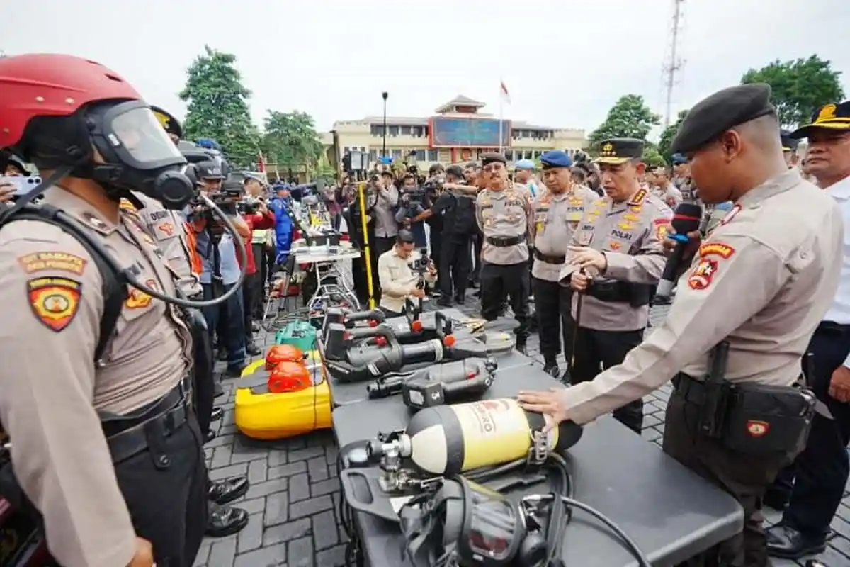 Apel Kesiapsiagaan Bencana, Kapolri Tegaskan Polri Siap Jadi Garda Terdepan Hadapi Bencana