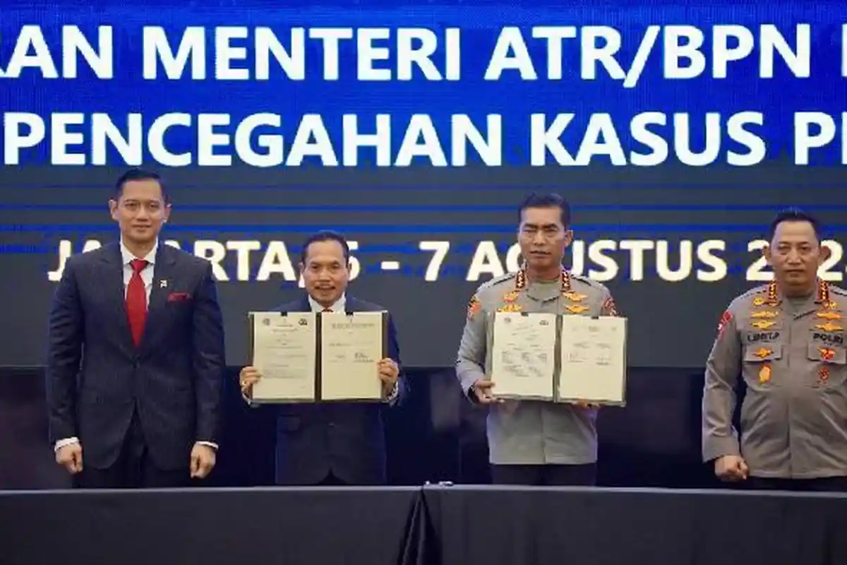Kementerian ATR/BPN dan Polri Sepakat Tuntaskan Konflik Pertanahan