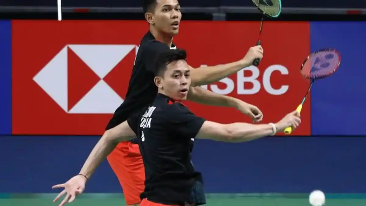 Hasil Badminton Sudirman Cup 2021 Indonesia Vs Kanada - Fajar/Rian Sumbang Poin