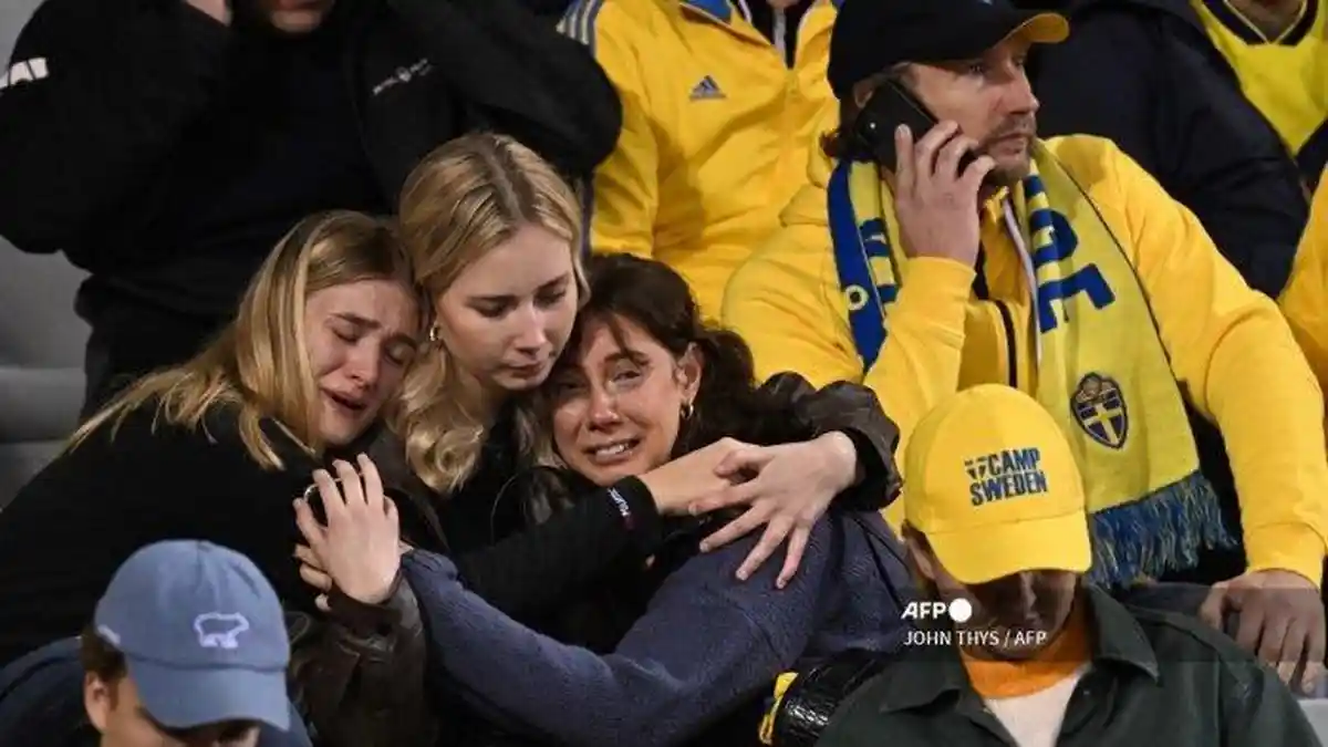 2 Warga Swedia Tewas Adanya Kasus Penembakan, Laga Belgia Vs Swedia Ditangguhkan