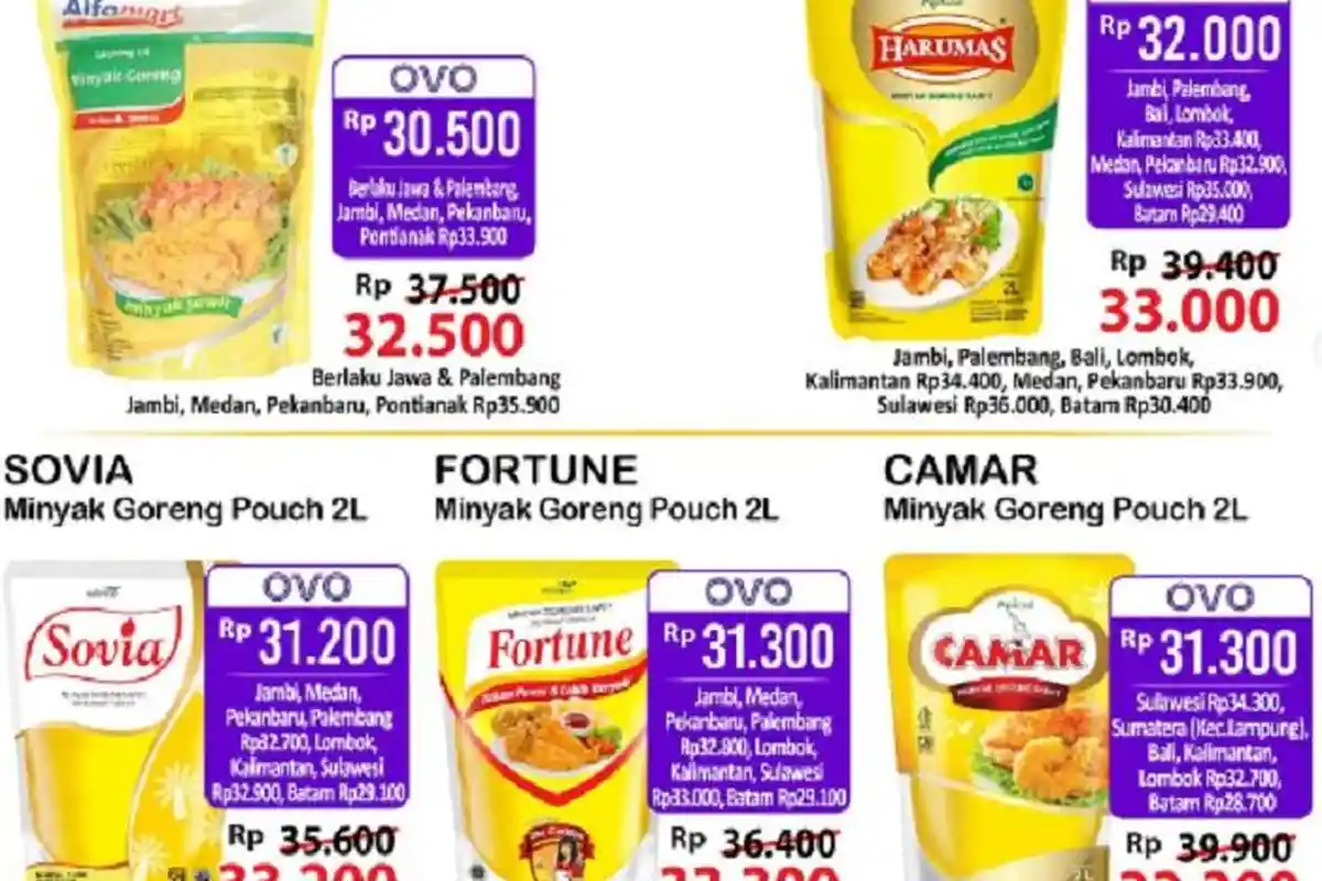 Promo JSM Alfamart Hanya 3 Hari 1-3 September 2023 Minyak Obral Rp30 Ribuan, Diskon BNI OVO