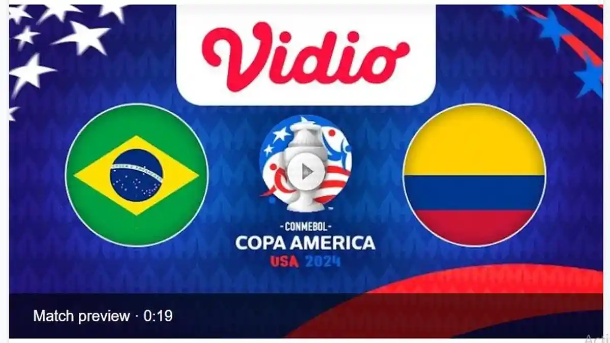 Link Live Streaming Brasil VS Kolombia Copa America 2024, Bisa Nonton di Handphone