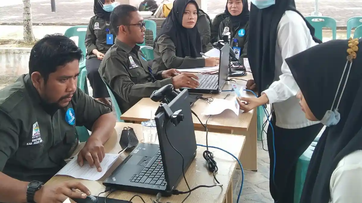 Ujian SKB CPNS Aceh Singkil Dimulai, Hujan tak Surutkan Semangat Peserta