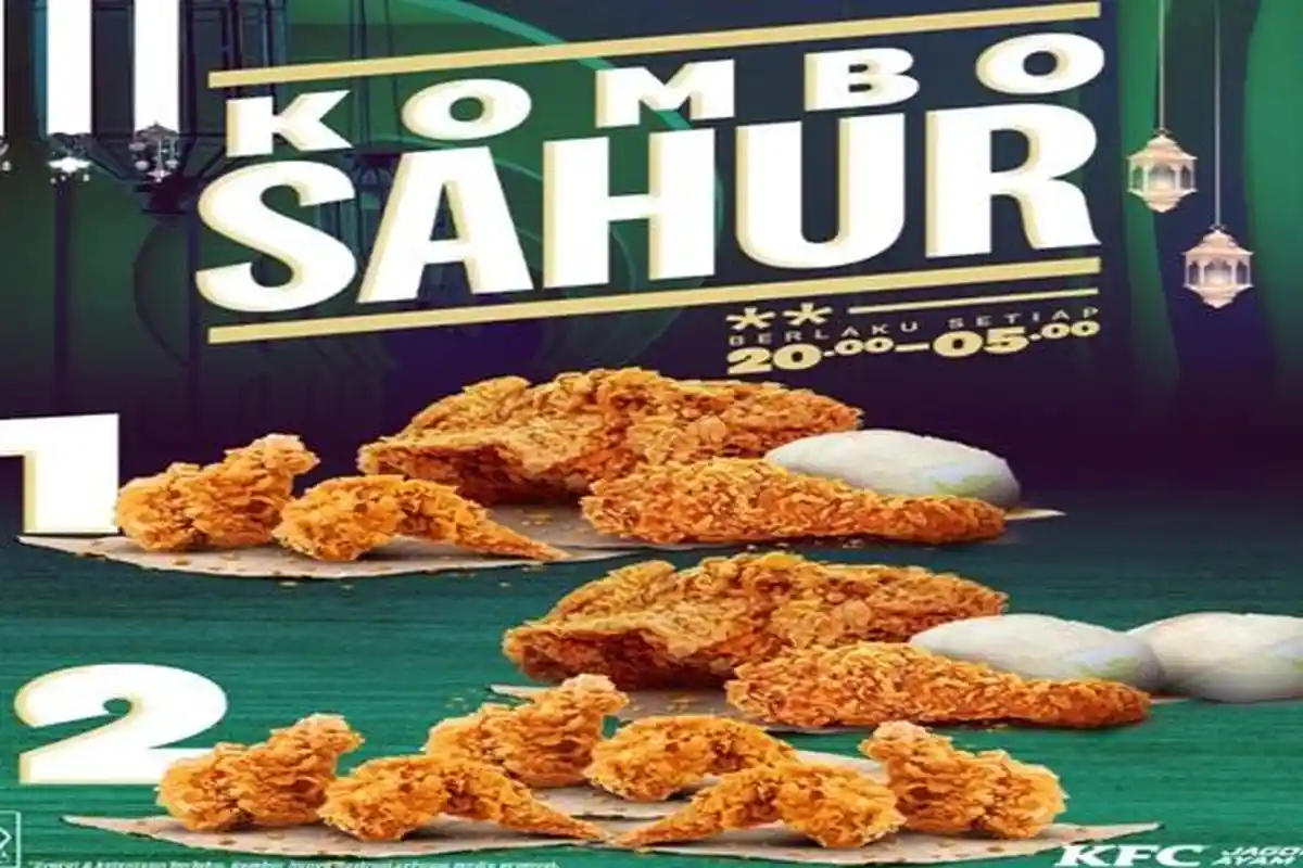 Promo KFC Besok Rabu 5 Maret 2025, Nikmati Menu Kombo Sahur yang Lezat Ada 2 Pilihan RP 40 Ribuan