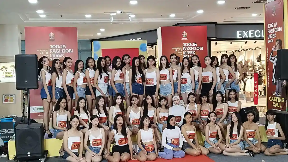 Lebih dari 100 Model Adu Bakat Modeling untuk Tampil dalam Jogja Fashion Week 2024