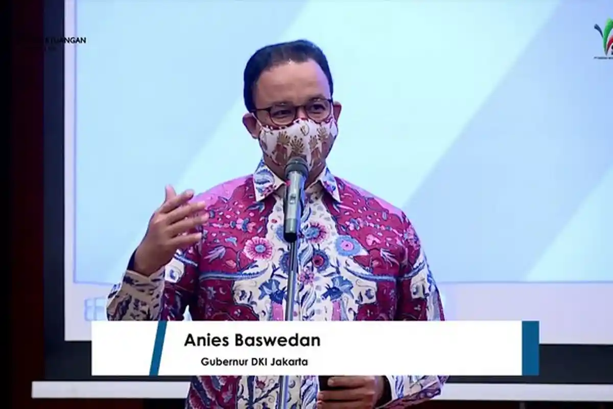 Sampai di Kantor Malah Copot Masker, Anies Baswedan Bilang Pengawasan di Perkantoran Urgen