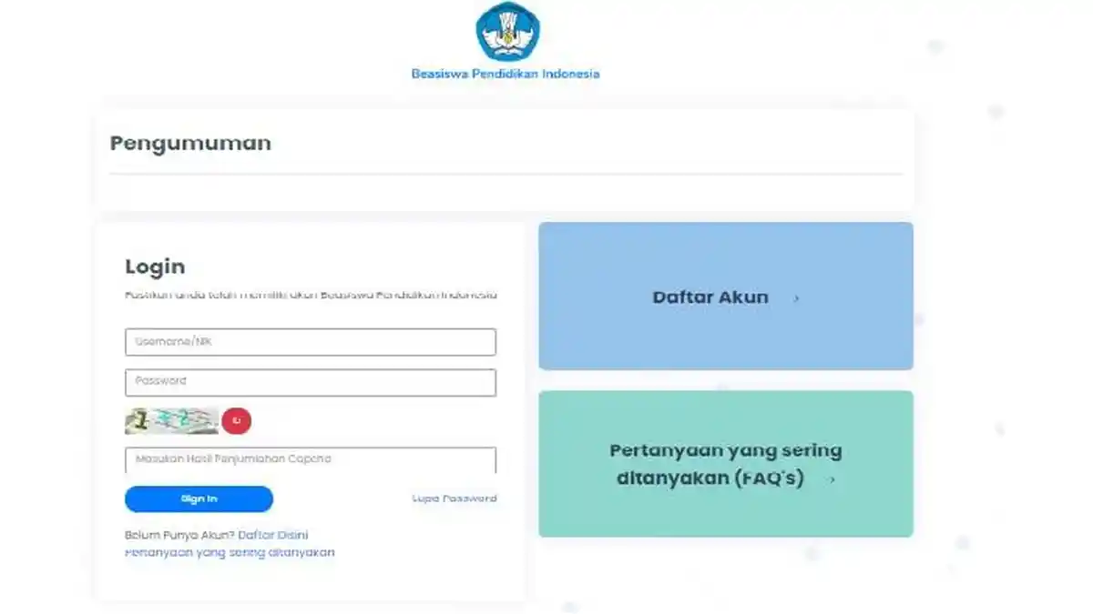 Cara Daftar Beasiswa Pendidikan Indonesia 2023, Akses beasiswa.kemdikbud.go.id