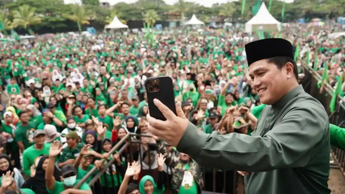 Tak Terbendung, Akar Rumput PPP Suarakan Erick Thohir untuk Cawapres