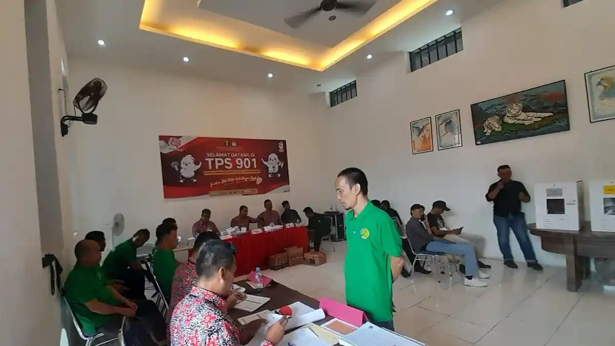 Sebanyak 309 WBP di Rutan Kelas l Tanjungpinang Mencoblos di TPS 901