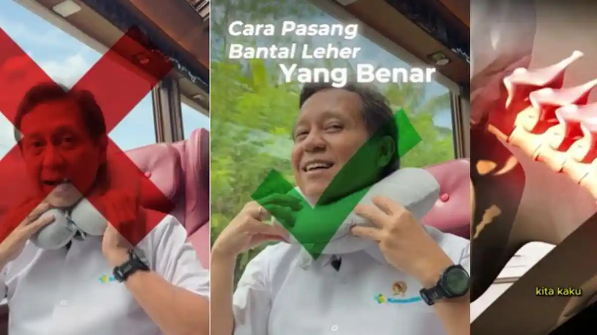 Tips Pakai Bantal Leher yang Benar Ala Menkes, Tak Bikin Pegal dan Kaku, Mudik Lebaran Nyaman 