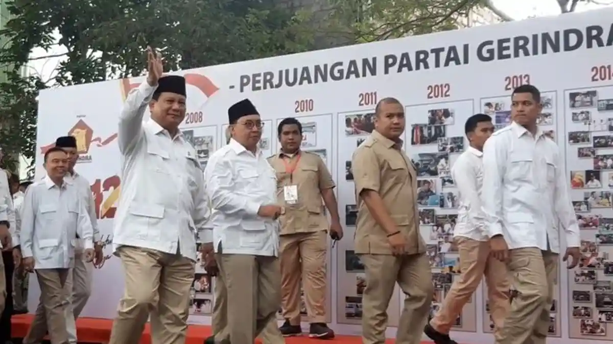Prabowo Sengaja Tak Undang Jokowi di HUT Gerindra karena Malu