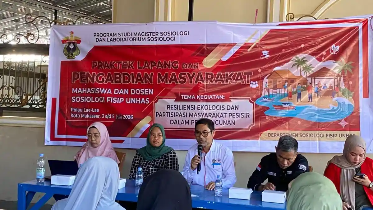 Mahasiswa dan Dosen Sosiologi Unhas Kaji Resiliensi Ekologis Masyarakat Pesisir di Pulau Lae-Lae - Tribun-timur.com