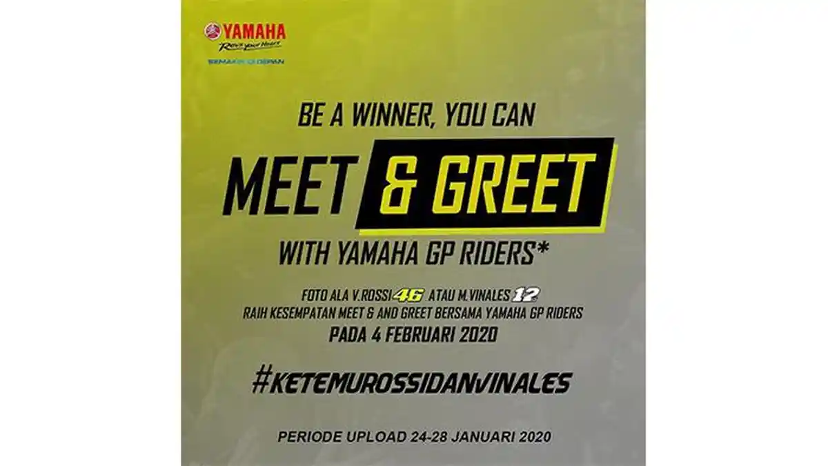 Fans Rossi dan Vinales? Kamu Bisa Makan Gratis Bareng Mereka Kalau…