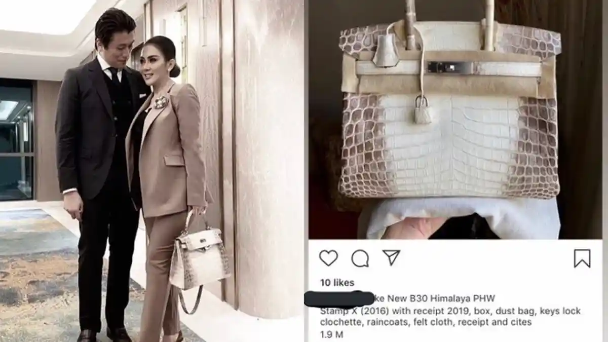 Ketika Syahrini Tenteng Tas Rp1,9 M, Netizen: Dibeliin Martabak Dapat 50 Ribu Bungkus!