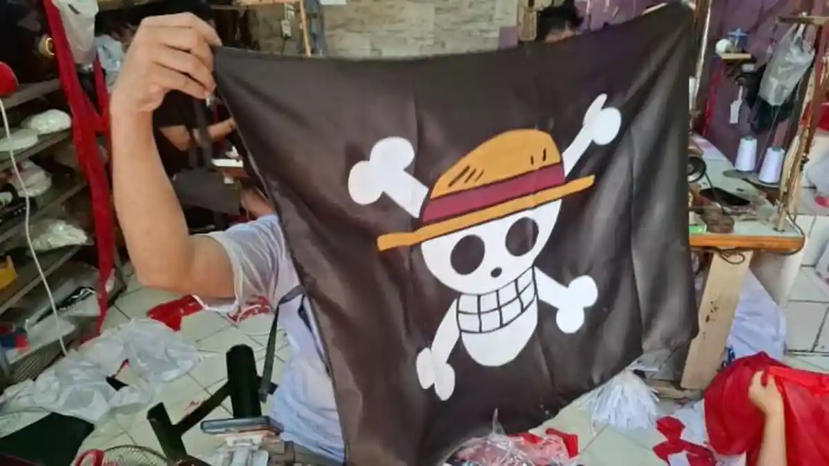 Pengusaha Percetakan Tolak Pesanan Bendera One Piece karena Takut Dianggap Makar