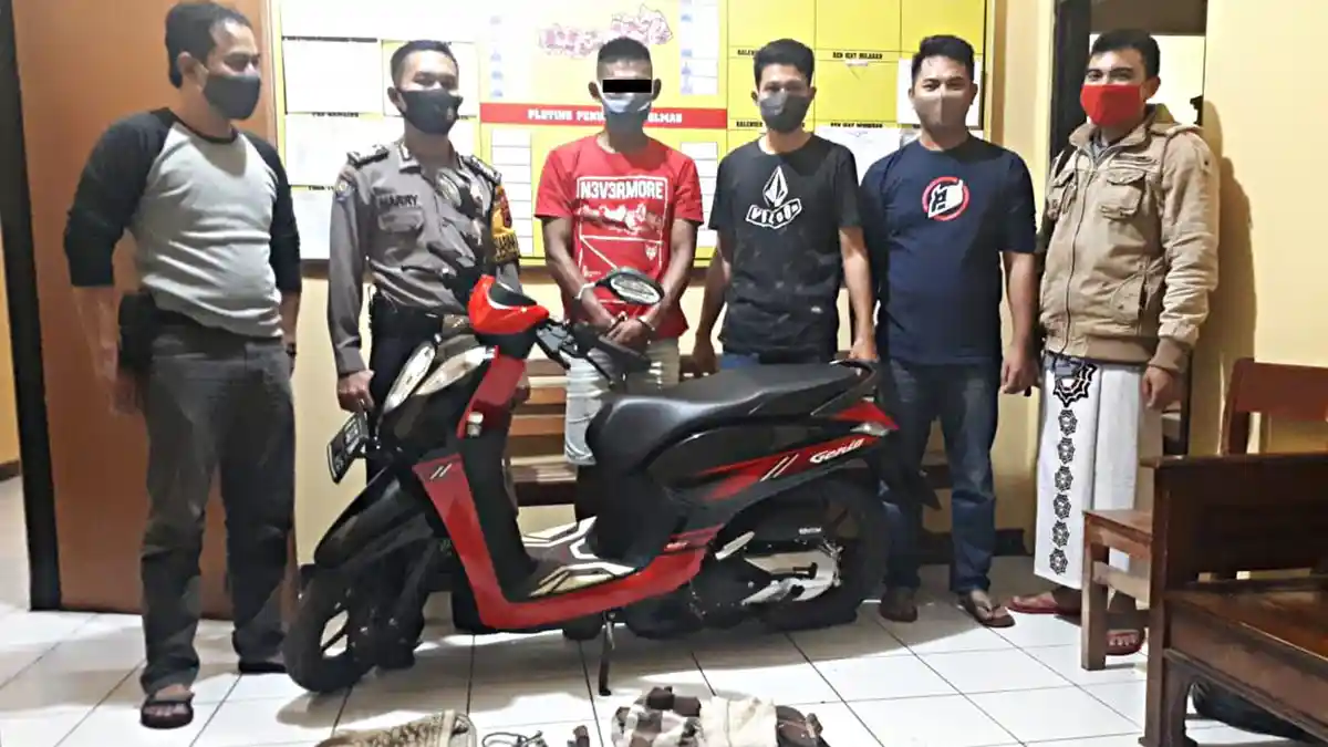 Maling Kambing Purbalingga Berhasil Ditangkap Berkat Motor Ketinggalan