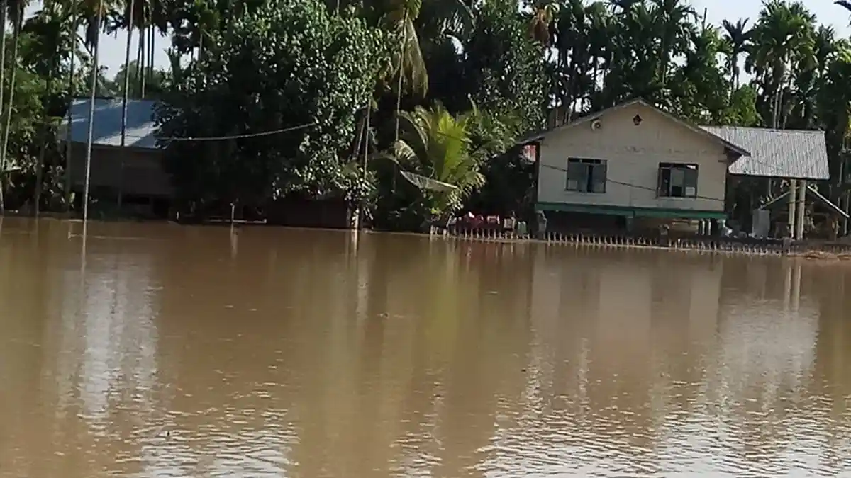 Ketinggian Air Capai 1 Meter, Ini Desa Terparah Banjir di Matangkuli Aceh Utara