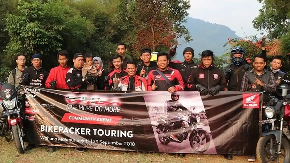 Komunitas CB150 Verza Adakan Kampanye Berkendara Aman Melalui Touring