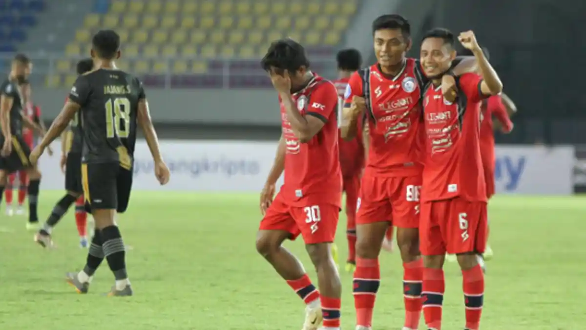 Hasil Skor Dewa United Vs Arema FC Jadi 0-2, Evan Dimas Cetak Gol