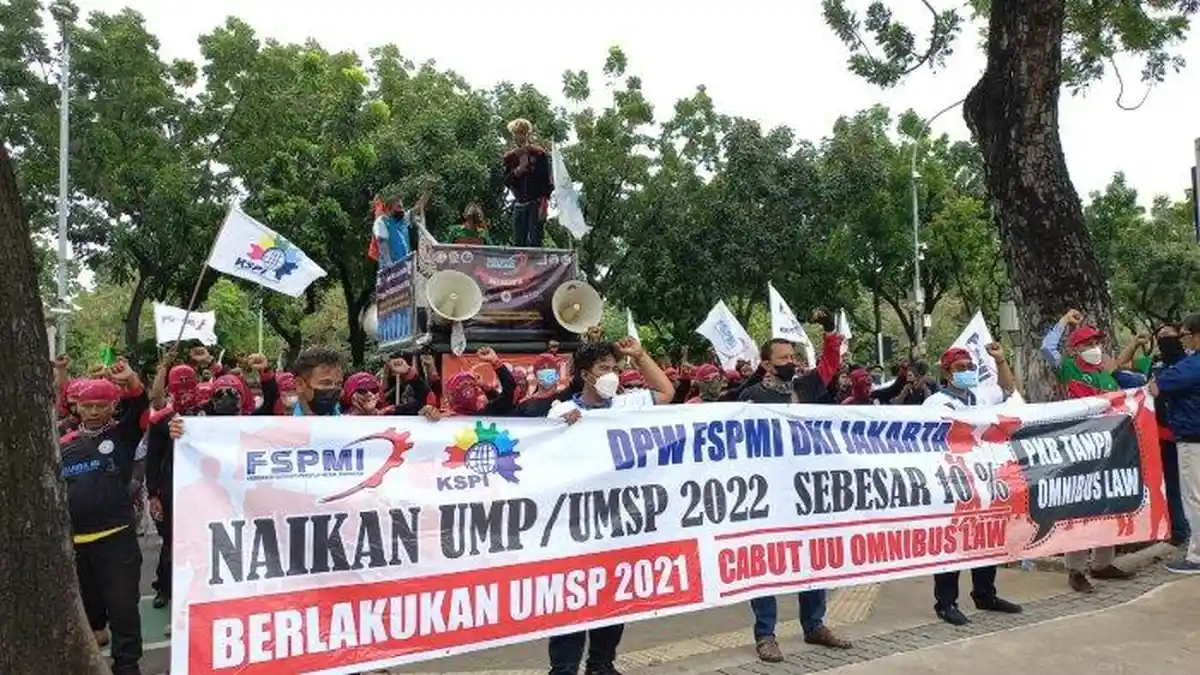 Ini Empat Alasan Demo Buruh Digelar di depan Balaikota DKI Jakarta Hari Ini