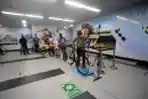 Jalur Khusus Sepeda di Stasiun MRT