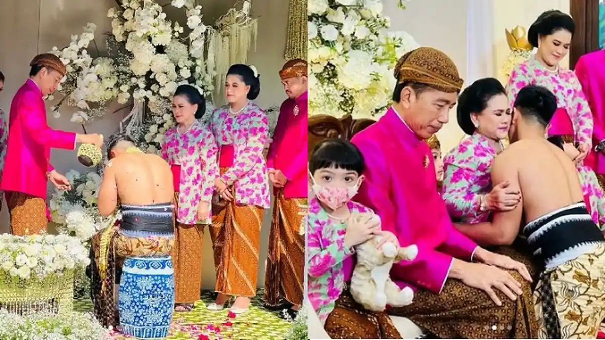 Presiden Jokowi Minta Doa Restu ke Masyarakat Agar Prosesi Pernikahan Kaesang dan Erina Lancar