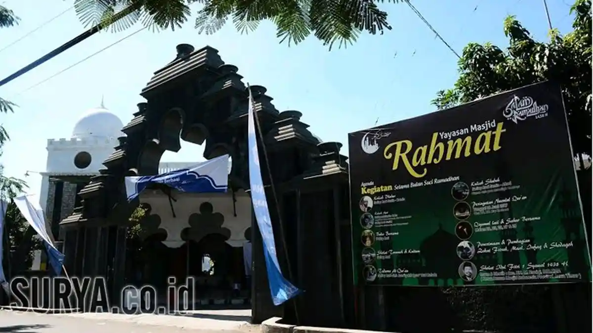 Masjid Rahmat di Kembang Kuning Tertua di Surabaya, Begini Sejarahnya