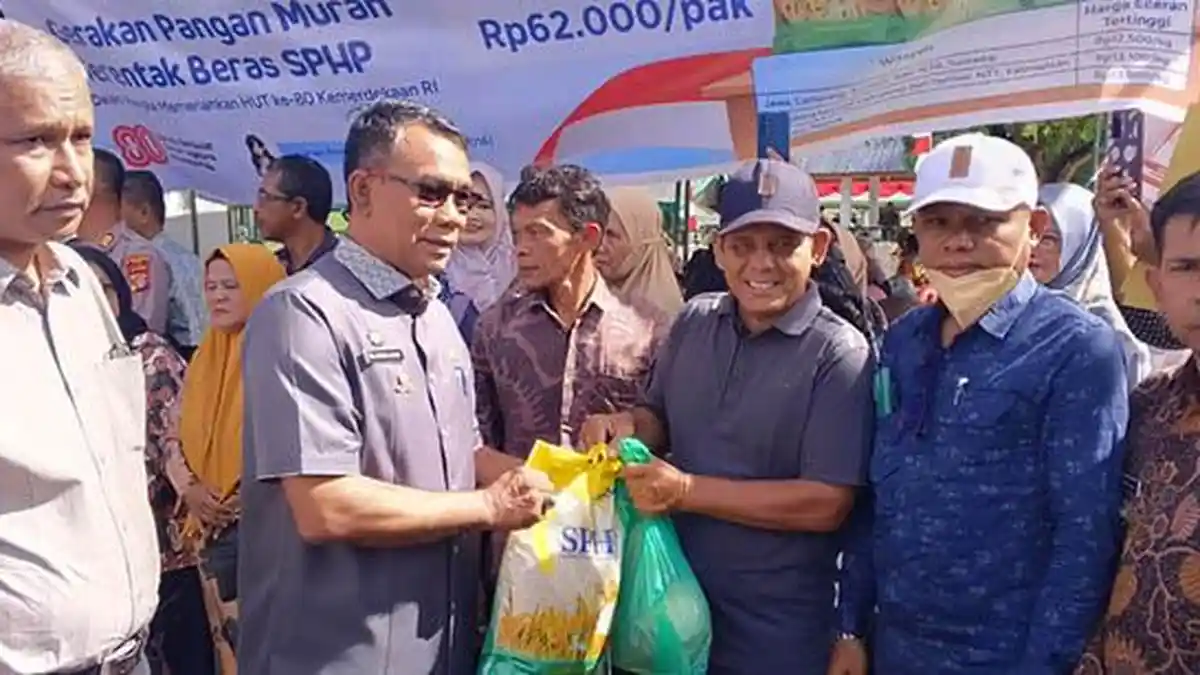 Harga Beras Masih Mahal, Warga Serbu Gerakan Pangan Murah Digelar di Pidie 