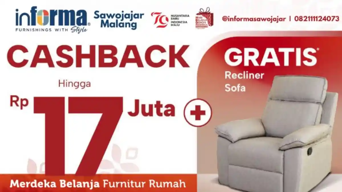 Gebyar Promo Agustusan, Informa Sawojajar Beri Penawaran Terbaik di Bulan Ini!
